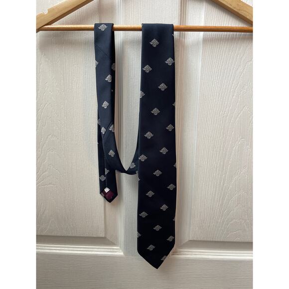 Ralph Marlin Worlds Greatest Dad Navy Blue Neck Tie Father’s Day‎ Gift - Picture 1 of 5